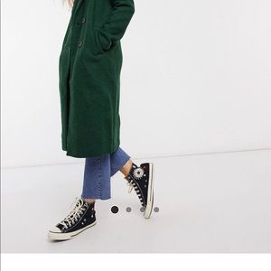 COPY - Monki Lou boucle wool  double breasted coa…